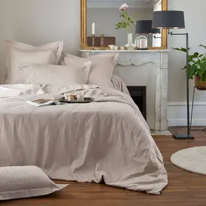 Blanc des Vosges DIVINE Housse de couette Coton Chanvre 240 x 220 cm pas cher