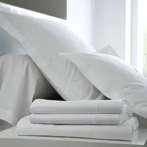 Drap Coton BLANC DES VOSGES 240 x 300 cm Coton pas cher