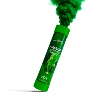 Fumigène à main 1 minute vert  pas cher