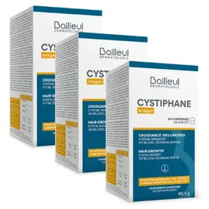 Comparateur de prix : Bailleul Biorga Cystiphane Anagen Croissance des cheveux - Cure de 3 mois - 90 comprimés