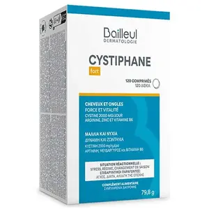 Comparateur de prix : Bailleul-Biorga Cystiphane Fort 120 comprimés