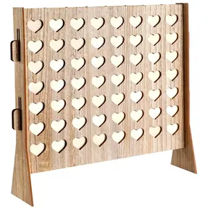 Comparateur de prix : SANTEX Cadre à Voeux avec  ronds, en bois 46,5cm FETE-8543