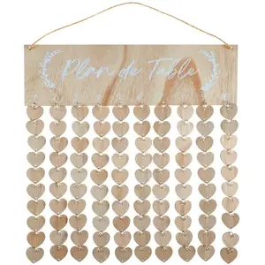 Comparateur de prix : RueDeLaFete Plan de table Mariage naturel
