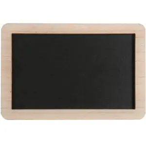 RueDeLaFete Grande Ardoise classique en bois 18 x 27cm pas cher