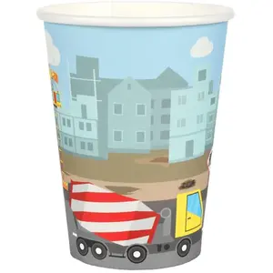 Comparateur de prix : 10 GOBELETS CARTON TRAVAUX CHANTIER 27CL
