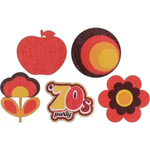 Décoration de Table - 70's - Lot de 10 pas cher