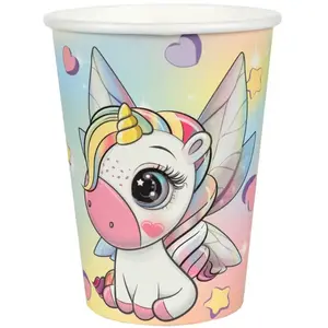 Comparateur de prix : 10 GOBELETS CARTON PETITE FÉE 27CL MULTICOLORE