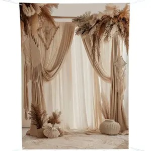 Comparateur de prix : RueDeLaFete Toile de fond Mariage naturel