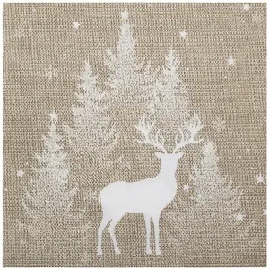 Sachet de 20 Serviettes - Noël sous la neige