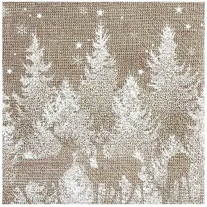 Sachet de 20 Petites serviettes - Noël sous la neige