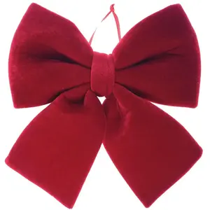 RueDeLaFete Un Nœud papillon velours - Rouge pas cher