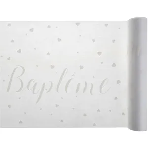 Santex Chemin de table Baptême - 30 cm x 5 m