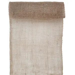 SANTEX Chemin de table en jute pas cher