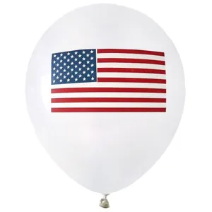 Santex set 8 ballons usa drapeau etats unis 23 cm latex plein air jeux jouet
