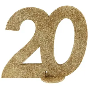 Santex - Chiffre anniversaire 20 ans or pas cher