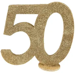 Santex - Chiffre anniversaire 50 ans or pas cher