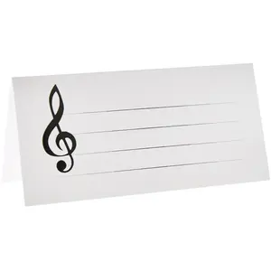 Santex MARQUE-PLACE MUSIQUE BLANC x10 pas cher