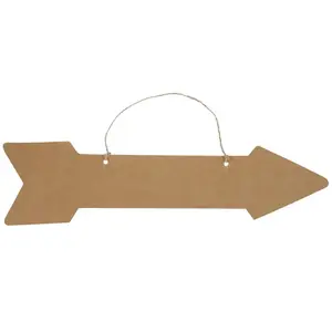 RueDeLaFete Panneau signalétique - Kraft - Flèche directionnelle pas cher