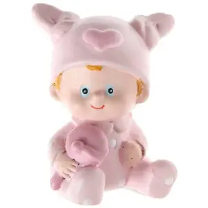 Comparateur de prix : Figurine - SANTEX - 4941-5 - Baptême - Fille - Rose - Polyrésine - 2x4 cm