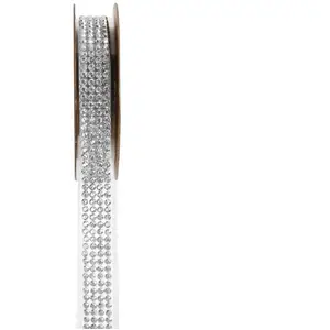 SANTEX Ruban strass autocollant Transparent 15 mm x 1 m pas cher