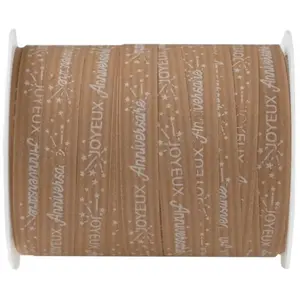 RueDeLaFete Bolduc Anniversaire Etincelant Kraft pas cher