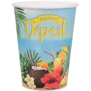 Comparateur de prix : Santex 10 gobelets carton retraite plage 27cl - chalayer 000766800000099