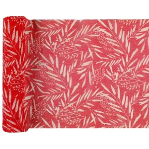 RueDeLaFete Chemin De Table Voile Amour Forever 28cmx3m Rouge pas cher