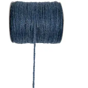 RueDeLaFete Bobine de Corde 2mm x 10m colorée, Bleu pas cher