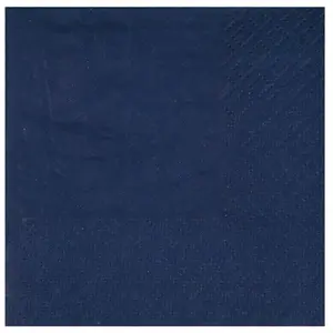 Lot de 25 petites Serviettes COCKTAIL 20x21cm, Bleu royVendu parruedelafete