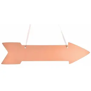 Flèche signalétique métallisée UNIE Rose GoldVendu parruedelafete