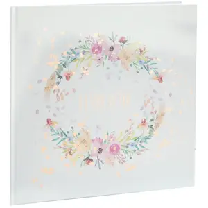 Santex livre d'or mariage fleuri 20p 24cm multicolore - 000739100000099 pas cher