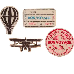 SANTEX 7382-99, Sachet de 20 confettis Bon Voyage en Bois pas cher