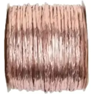 SANTEX Bobine cordon laitonné rose gold métallisé de 20 mètres (x1) REF/2725 pas cher
