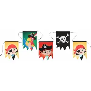 Comparateur de prix : GUIRLANDE FANIONS CARTON COCO LE PIRATE 6M