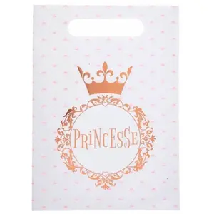 RueDeLaFete 10 sacs cadeaux papier petite princesse 16.5x23cm - chalayer 7533 0-20 pas cher