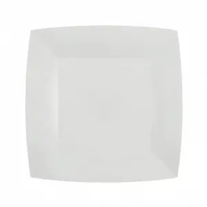 Comparateur de prix : SANTEX 2 Lot de 10 Assiettes carrées en carton blanc de 290grs/m2 en 18cm REF/7407