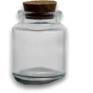 Non communiqué pot pharmacie verre bouchon ø5cm 6cm transparent - chalayer 000730400000000 pas cher
