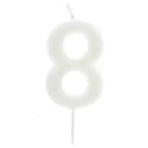 RueDeLaFete Bougie Phosphorescente, chiffre 8 pas cher