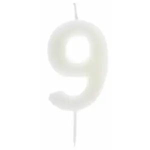 RueDeLaFete Bougie Phosphorescente, chiffre 9 pas cher