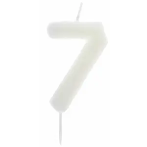 RueDeLaFete Bougie Phosphorescente, chiffre 7 pas cher