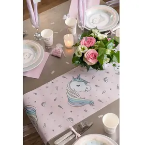 Comparateur de prix : Santex Chemin de table en tissu 5m - Licorne