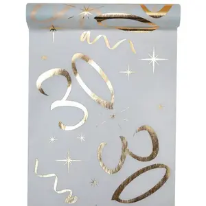RueDeLaFete Chemin de table Anniversaire doré Age 30, OR pas cher