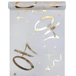 RueDeLaFete Chemin de table Anniversaire doré Age 40, OR pas cher