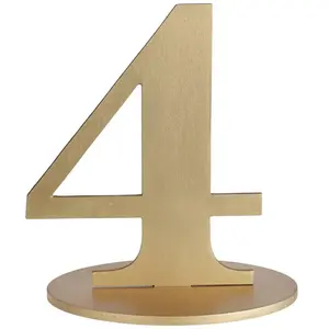Comparateur de prix : Grand chiffre vertical déco 16cm, Chiffre 4 OR