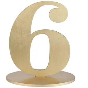 Comparateur de prix : Grand chiffre vertical déco 16cm, Chiffre 6 OR