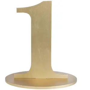 Comparateur de prix : Grand chiffre vertical déco 16cm, Chiffre 1 OR