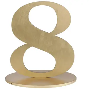 Comparateur de prix : Grand chiffre vertical déco 16cm, Chiffre 8 OR