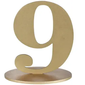 Comparateur de prix : Grand chiffre vertical déco 16cm, Chiffre 9 OR
