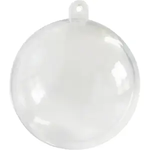 RueDeLaFete Boite 20 grandes BOULES 8 cm en PVC (à monter) pas cher