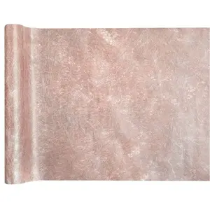SANTEX Chemin de table 25 mètres Fanon premium métallisé, Rose Gold RDF-4755-rose pas cher